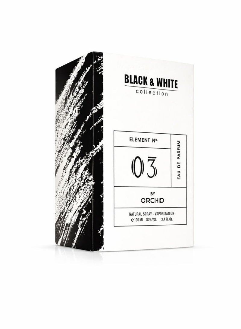 Orchid Black and White Element N.03 Pour Homme Eau de Parfum 100ml for Men | Long Lasting Fresh Woody Perfume with Bergamot & Pear Notes | Luxury Masculine Fragrance with Lavender, Clary Sage, Amber & Patchouli Base - Image 5